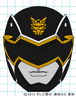 天装戦隊ゴセイジャー ゴセイブラック イラストの描き方 gosei black完成01