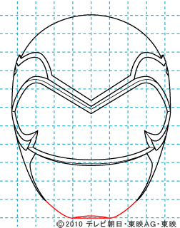 天装戦隊ゴセイジャー ゴセイピンク イラストの描き方 gosei pink07