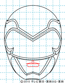 天装戦隊ゴセイジャー ゴセイピンク イラストの描き方 gosei pink09