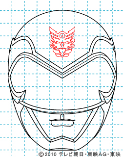 天装戦隊ゴセイジャー ゴセイピンク イラストの描き方 gosei pink10