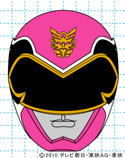 天装戦隊ゴセイジャー ゴセイピンク イラストの描き方 gosei pink完成01