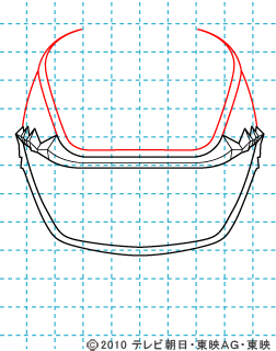 天装戦隊ゴセイジャー ゴセイブルー イラストの描き方 gosei blue04