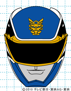天装戦隊ゴセイジャー ゴセイブルー イラストの描き方 gosei blue完成01