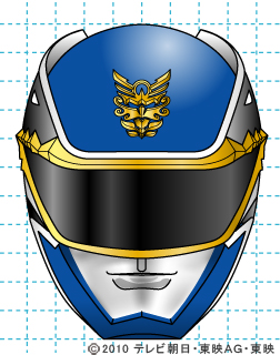 天装戦隊ゴセイジャー ゴセイブルー イラストの描き方 gosei blue完成02