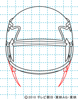 天装戦隊ゴセイジャー ゴセイイエロー イラストの描き方 gosei yellow06