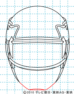 天装戦隊ゴセイジャー ゴセイイエロー イラストの描き方 gosei yellow07