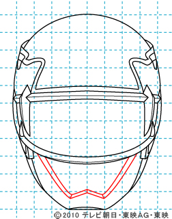天装戦隊ゴセイジャー ゴセイイエロー イラストの描き方 gosei yellow08