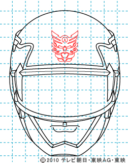 天装戦隊ゴセイジャー ゴセイイエロー イラストの描き方 gosei yellow10