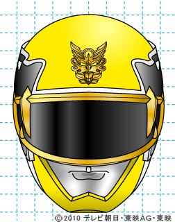 天装戦隊ゴセイジャー ゴセイイエロー イラストの描き方 gosei yellow完成02