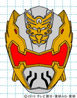 天装戦隊ゴセイジャー ゴセイナイト イラストの描き方 gosei knight完成01