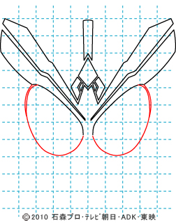 仮面ライダーオーズ オーズ タトバコンボ ooo イラストの描き方 05