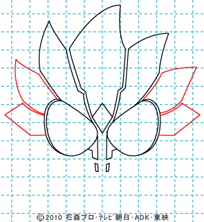 仮面ライダーオーズ ooo イラストの描き方 ラトラーター05.jpg