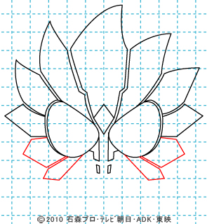 仮面ライダーオーズ ooo イラストの描き方 ラトラーター06.jpg