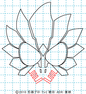 仮面ライダーオーズ ooo イラストの描き方 ラトラーター07.jpg