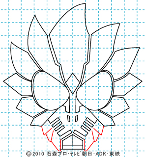 仮面ライダーオーズ ooo イラストの描き方 ラトラーター08.jpg