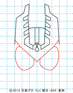 仮面ライダーオーズ イラストの描き方 ガタキリバ04.jpg