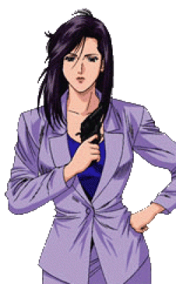 シティーハンター CITY HUNTER セル画 野上冴子 背景合致 シティーハンター CITY HUNTER セル画 野上冴子 背景合致