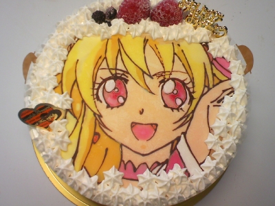 アレルギーケーキ キャラクター ドキドキプリキュア アレルギー対応ケーキ 楓のお家 かえでのおうち はお菓子のおうち 福岡発