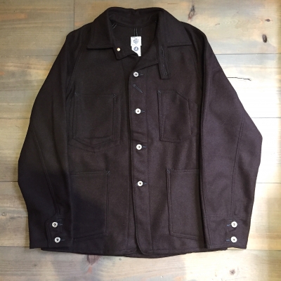 POST O'ALLS ウールメルトン Engineer's Jacket POST O'ALLS [ ポスト オーバーオールズ ] Engineer's Jacket : 10oz