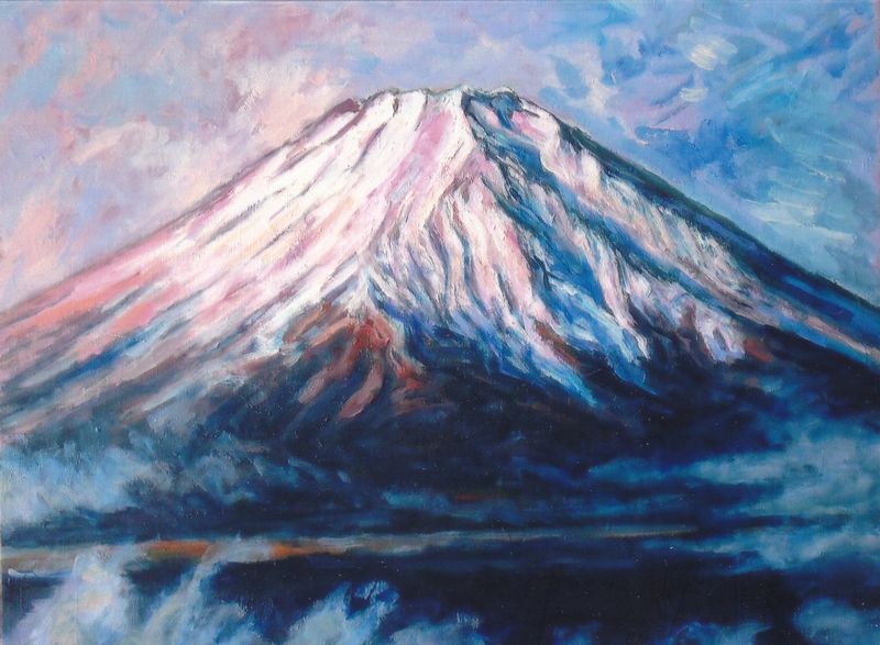 K.NAKAI 絵画 油絵 風景画 作家 サイン有り （K.NAKAI 絵画 油絵