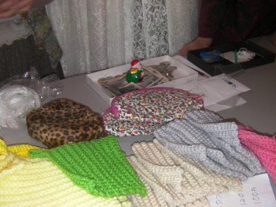 手芸部の販売用作品