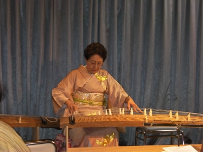 箏の演奏