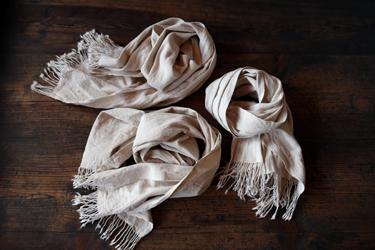 えみおわすチベタンスカート（綿バフクロス 生成）