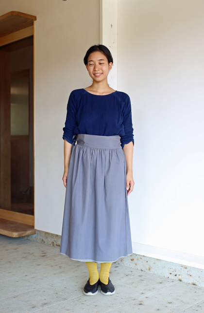一部予約 えみおわす リネン巻きスカート 3broadwaybistro.com