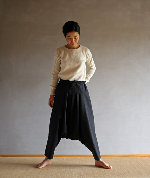 えみおわす　シャルワール　黒 えみおわす シャルワール 黒