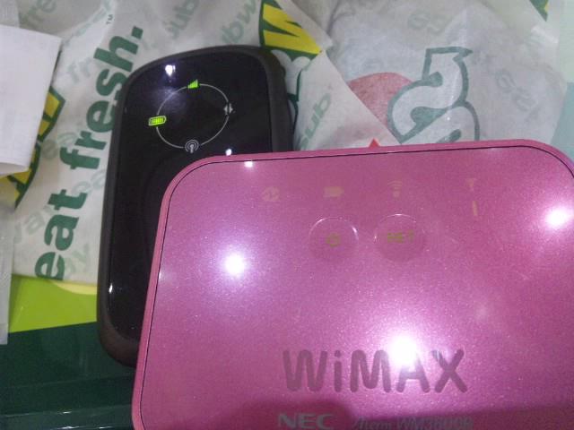 WiMAXも入った