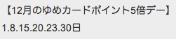 ポイントデー