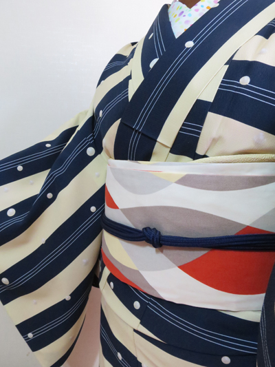 ドゥーブルメゾンのパールボーダー | 多奈ゑりきもの