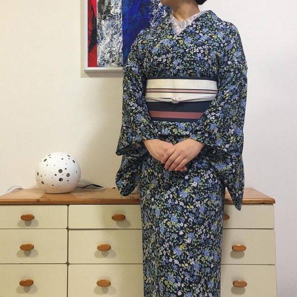 トリエ エンブロイダリーきもの 袷