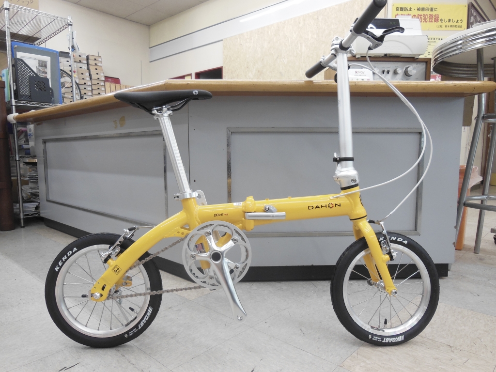 DAHON dove plus折りたたみ自転車 オレンジ DAHON製の折り畳み自転車Dove Plusが入荷いたしました。