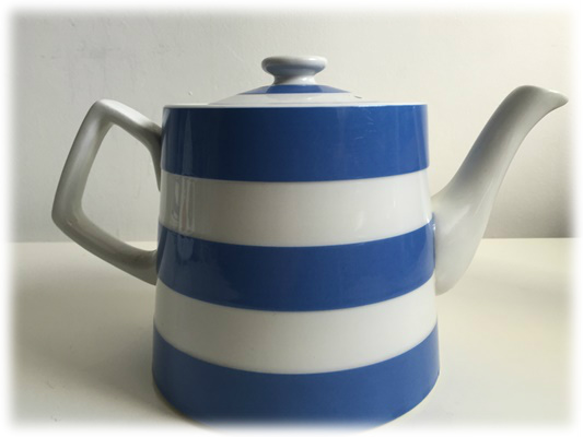 T.G.Green/Cornishware/コーニッシュウェア/ティーポット＜大