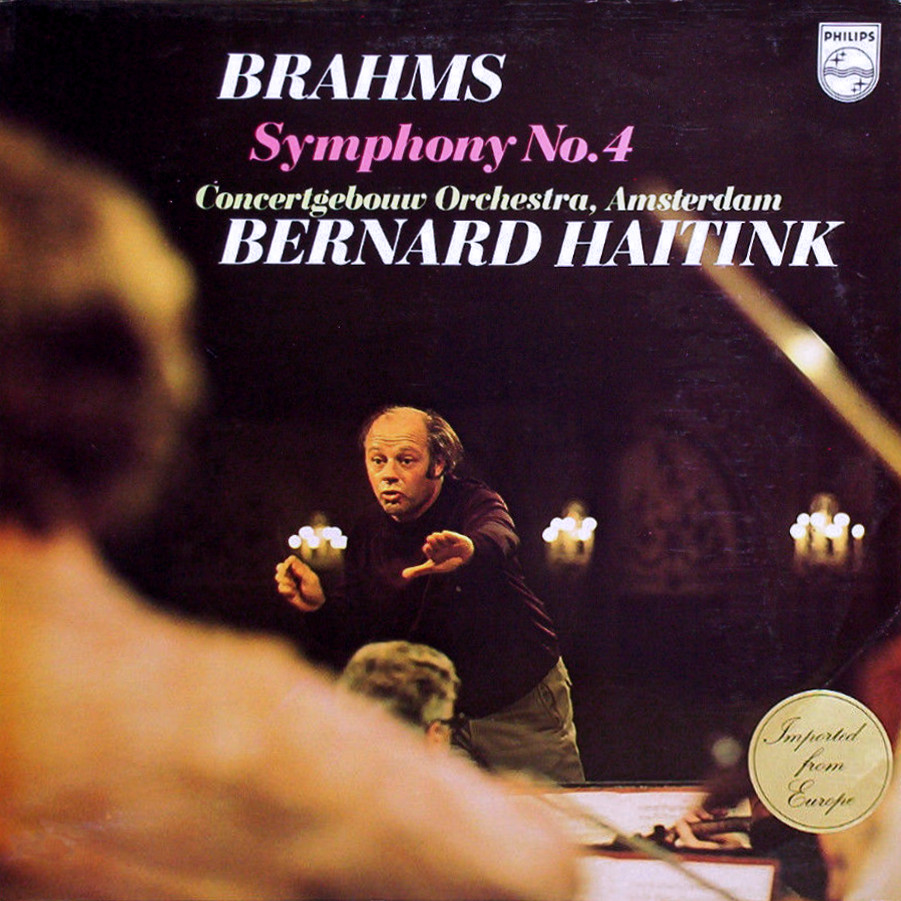 ブラームス 交響曲第4番 - ハイティンク／コンセルトヘボウ管弦楽団