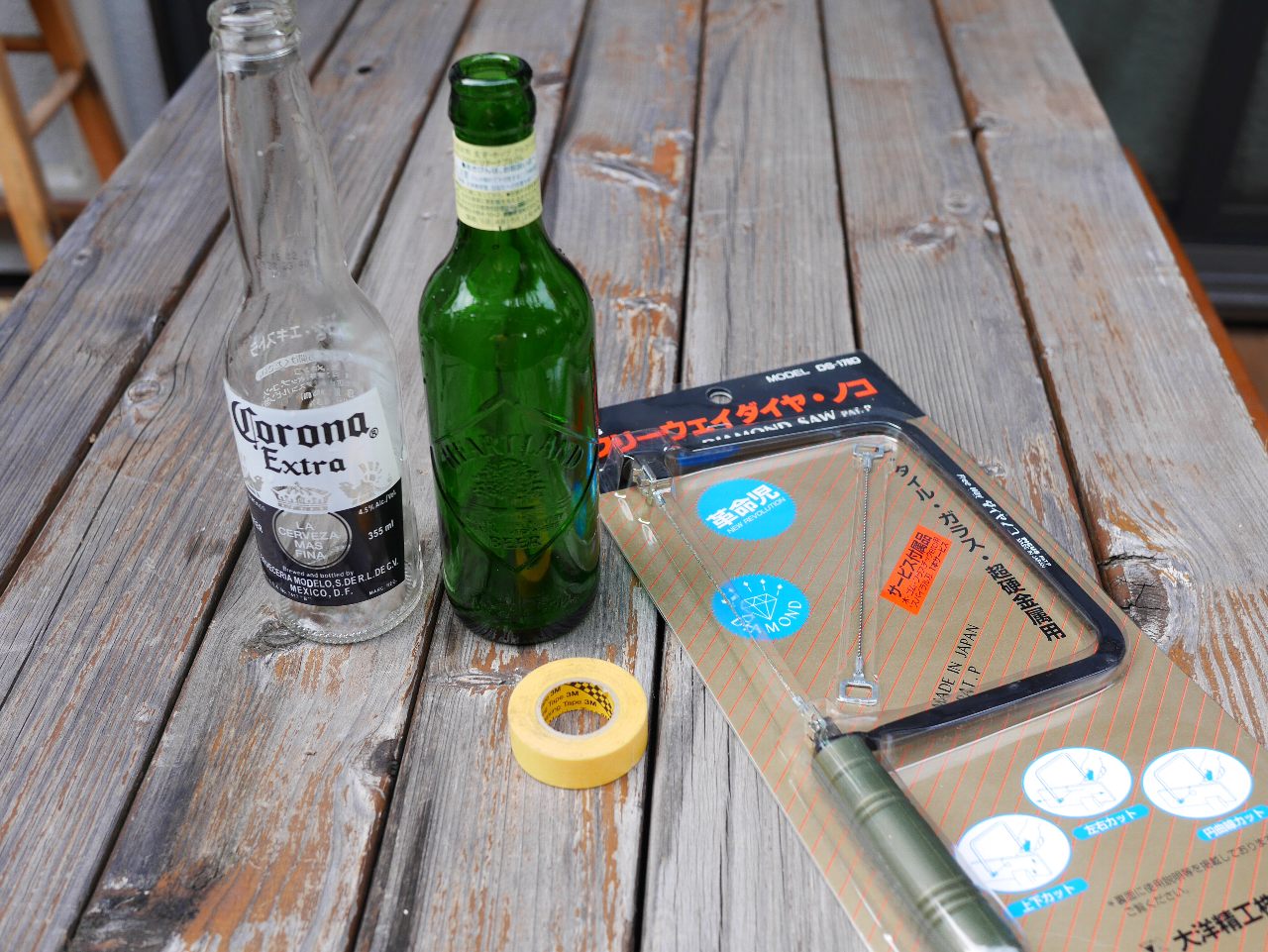 ビール瓶でキャンドルランタンを作る Noguchan S Blog Photo S Life