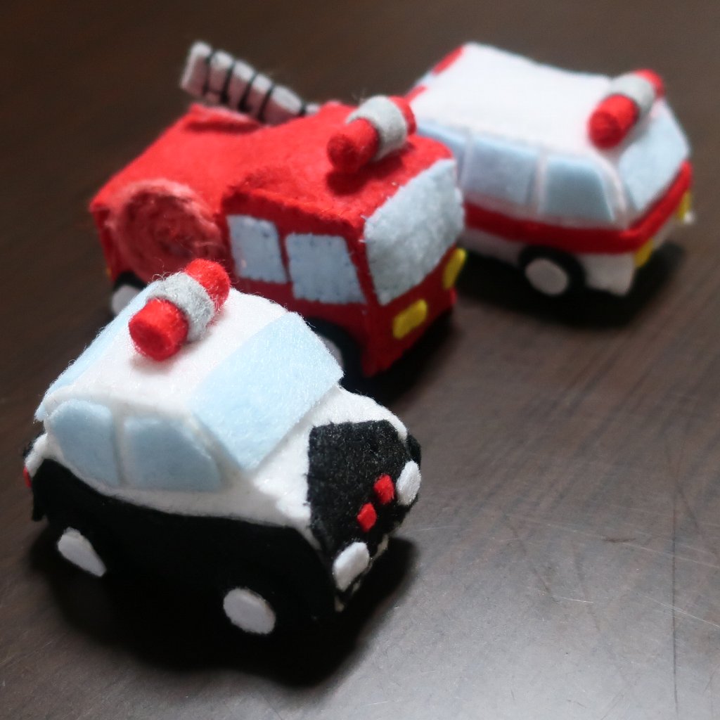 フェルトで車を作った | noguchan's blog - Photo's LIFE