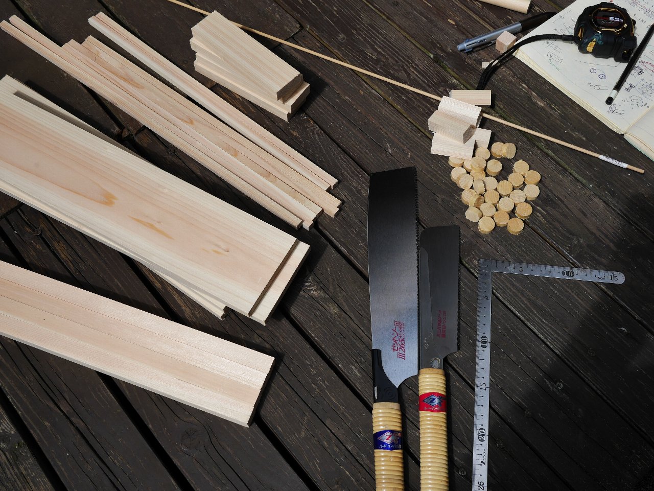 木のスロープトイと木のミニカーを作成中 | noguchan's blog - Photo's LIFE