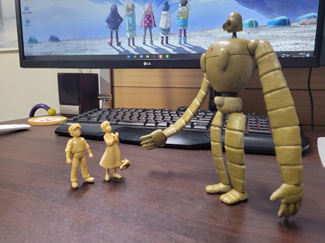 ファインモールド 1/20 天空の城ラピュタ ロボット兵(園丁バージョン