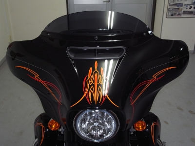 ピンストライプ完成！！ | H-D東広島～スタッフブログ～