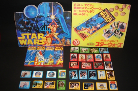 スターウォーズ 明治チョコレートおまけ 当時もの 切手風シール5種