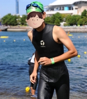スイムを終えて