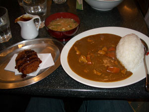 コロッケ+カレーセット