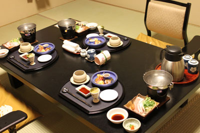 旅館の夕食