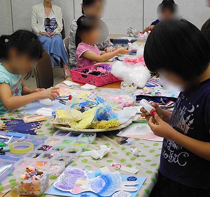 夏休み子供デコぬりえ2
