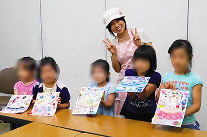 夏休み子供デコぬりえ5