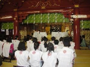 神田明神 巫女さんの舞