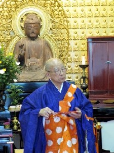 薬師寺の松久保長老