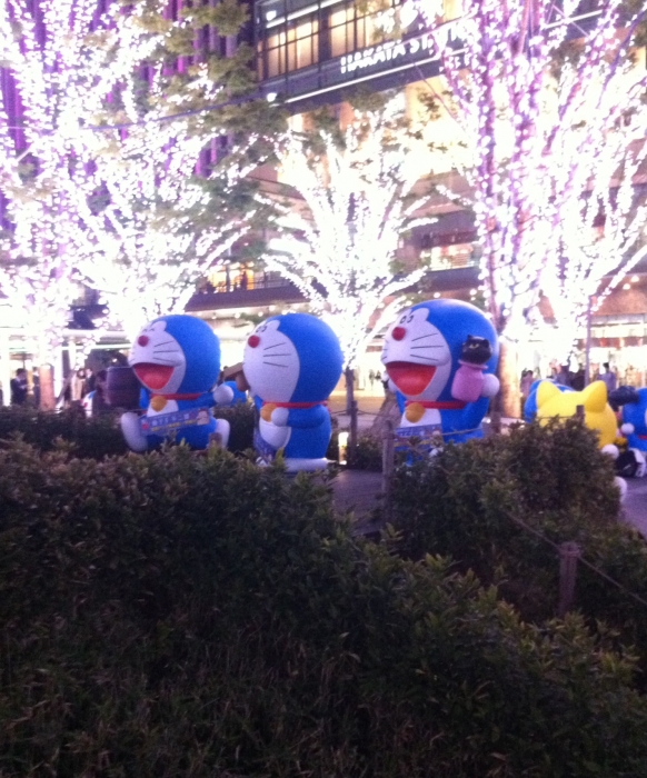 214日目 博多駅前だよ ドラえもんｓｐ 自転車日本一周 星景写真の旅